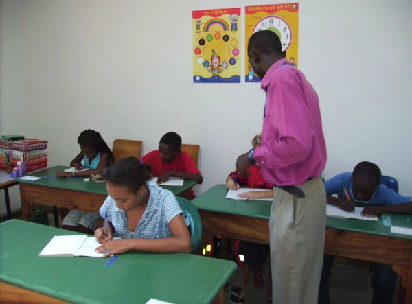 Schulunterricht in Afrika
